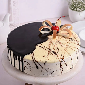 Choco Vanilla Cool Cake